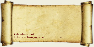 Borka Rakovac vizit kartica